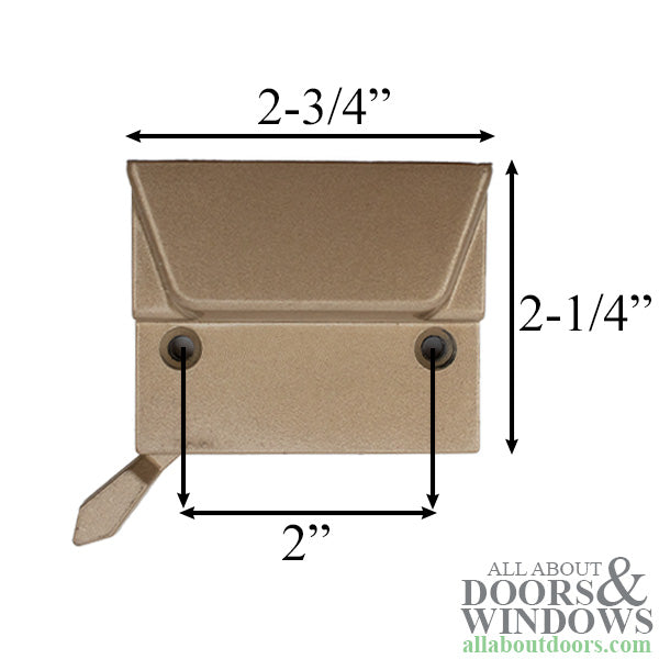 Truth 45098 Casement Sash Lock Coppertone - Blemished