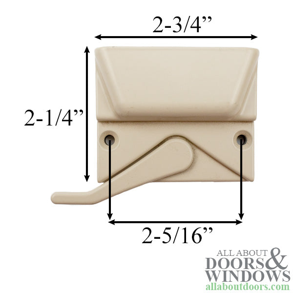 Truth 55419 Casement Window Lock, Right Hand - Beige (Blemished)