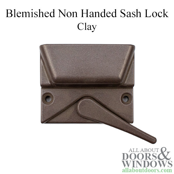 Truth Home Gard Casement Sash Lock, Clay, Non-Handed (Blemished) - 55410-CLY-BLEM