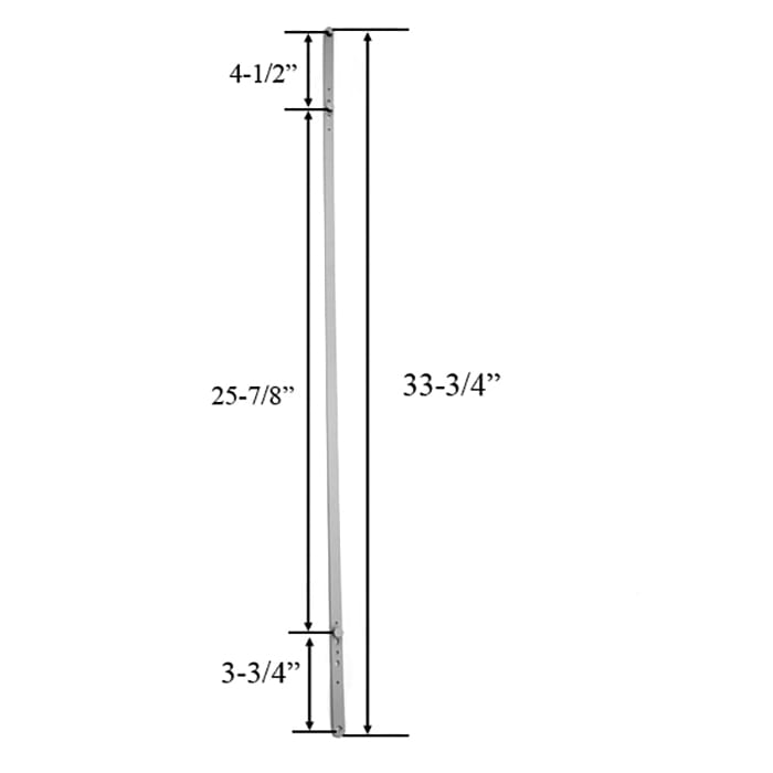 Truth® 3-Roller Tie Bar Assembly, 33-3/4" for Casement Windows