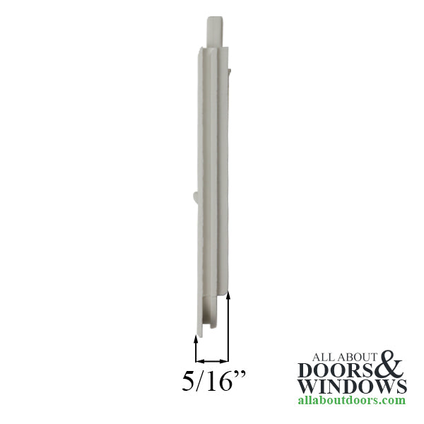 White Slide-In Tilt Latch, 5/16" Thin, Pair for Vinyl Windows