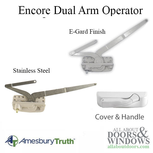 Truth® Maxim Dual Arm Operator, Casement RH - Choose Color