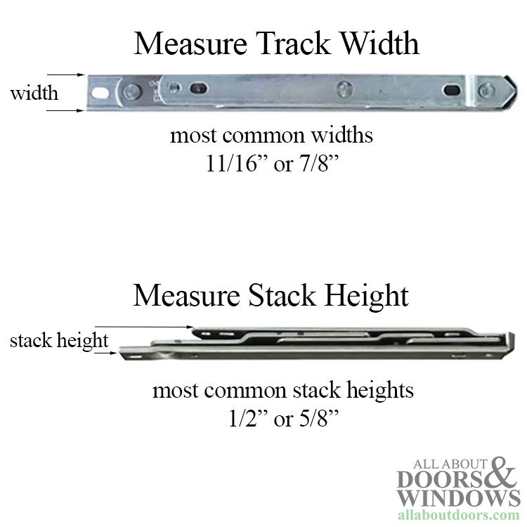 Anderberg 301SS 4 Bar Window Hinge Stainless Steel - 20" Track Length
