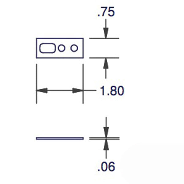 P3000 Shootbolt Strike Plate Hardware