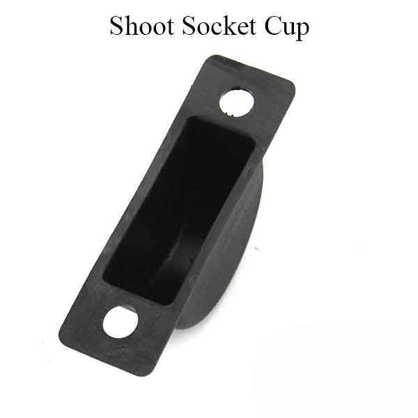 Shootbolt Socket Cup Black Plastic - Truth Sentry Hardware