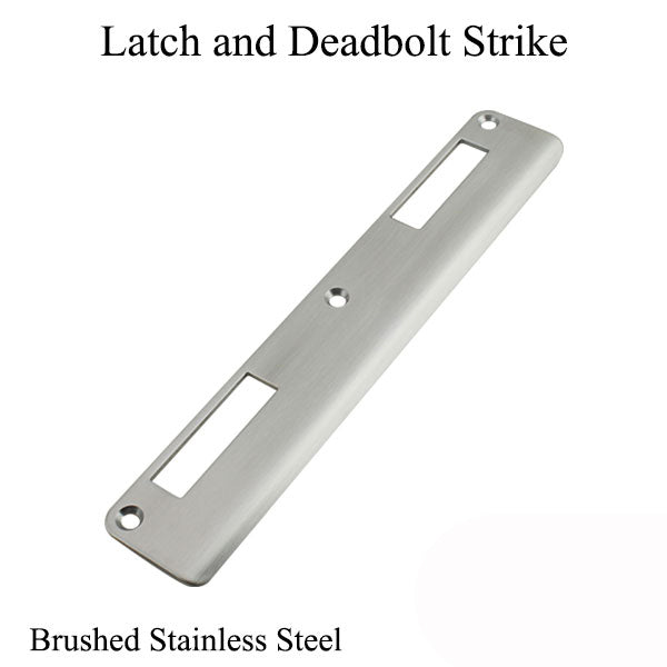 P3000 Active Latch And Deadbolt Curved Lip Strike Plate Hardware