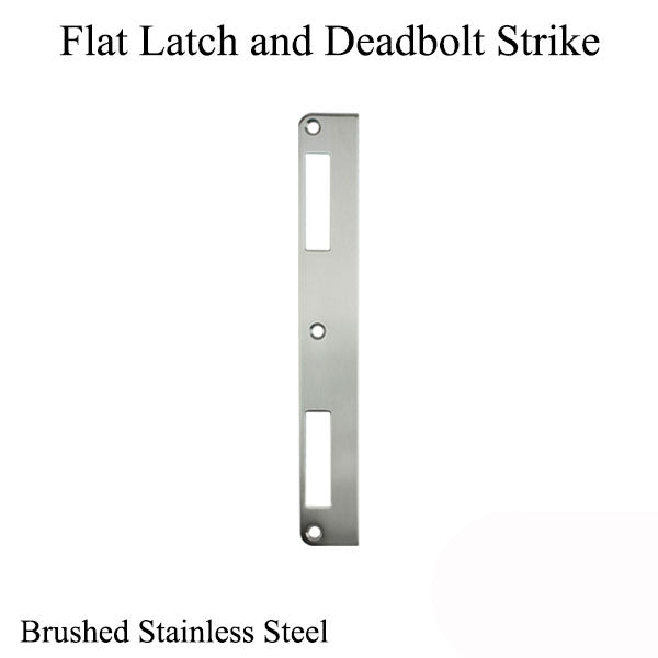 P3000 Active Latch And Deadbolt Flat Strike Plate Hardware