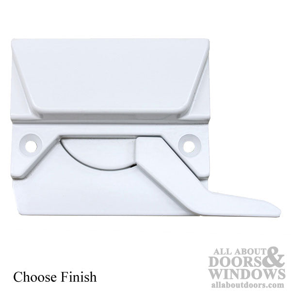 Left-Hand Casement Sash Lock, 2-3/8" Screw Holes