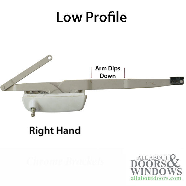 Truth 50.01-RH Maxim Low Profile Operator, Right Hand