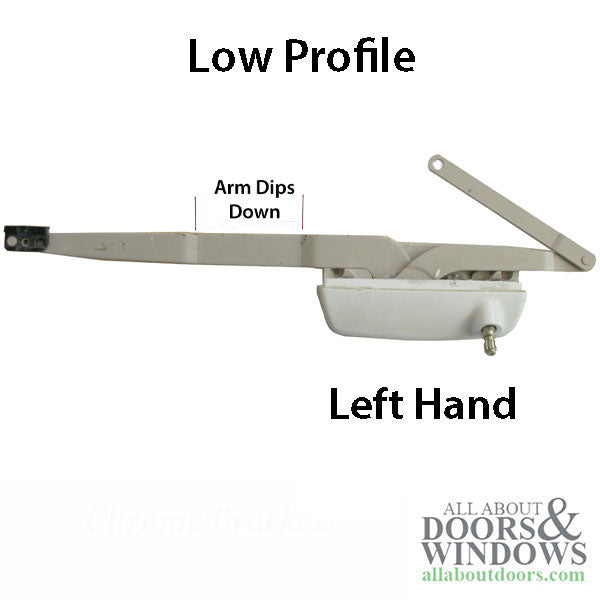 Truth 50.01-LH Maxim Low Profile Operator, Left Hand
