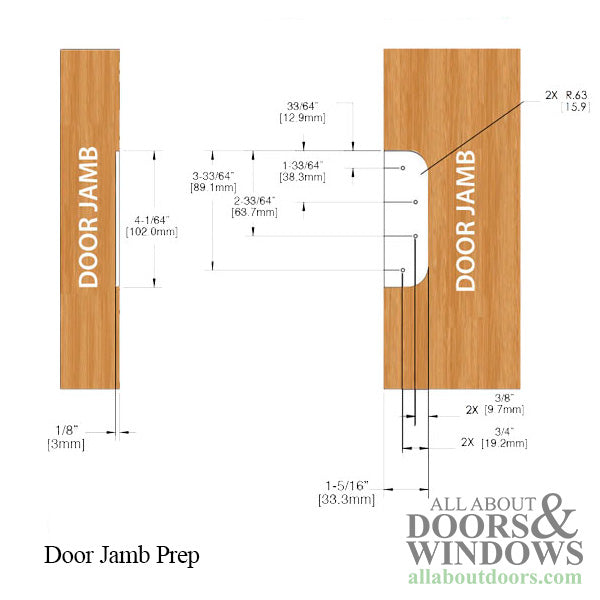 Truth® Sentry Hinged Door Adjustable Set Hinge, LHO / RHI, 4 x 4 inches, Choose Color