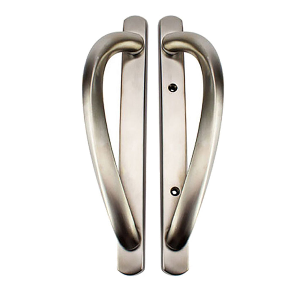 Truth Round Top Sliding Door Handleset - Dummy, Fixed Handles