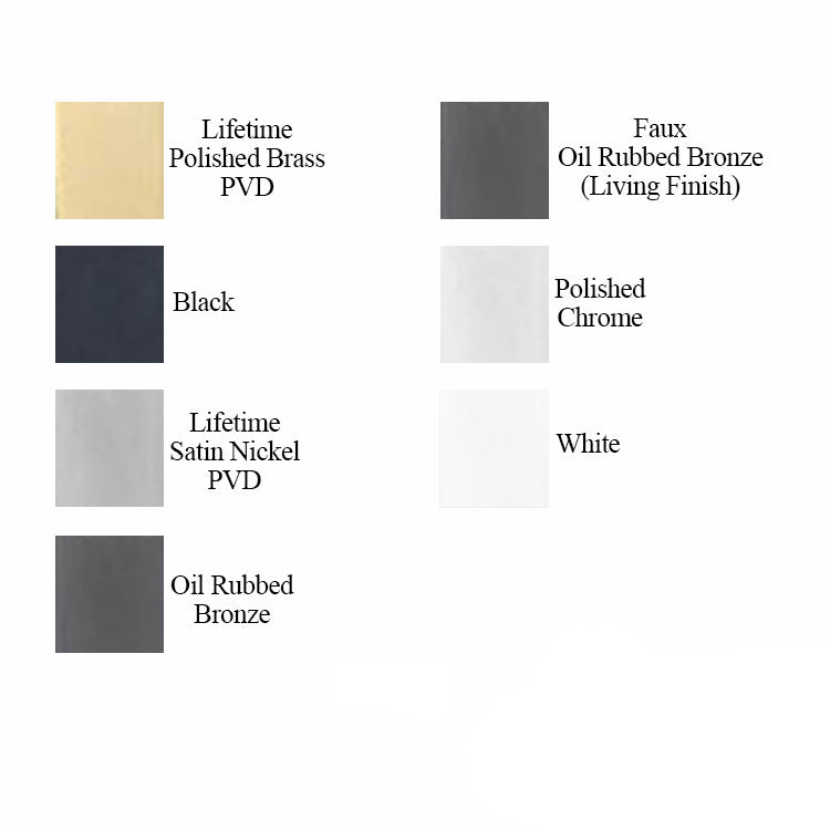 Expressions 12 Inch Square Non-Handed Active Keyed Hardware Choose Color