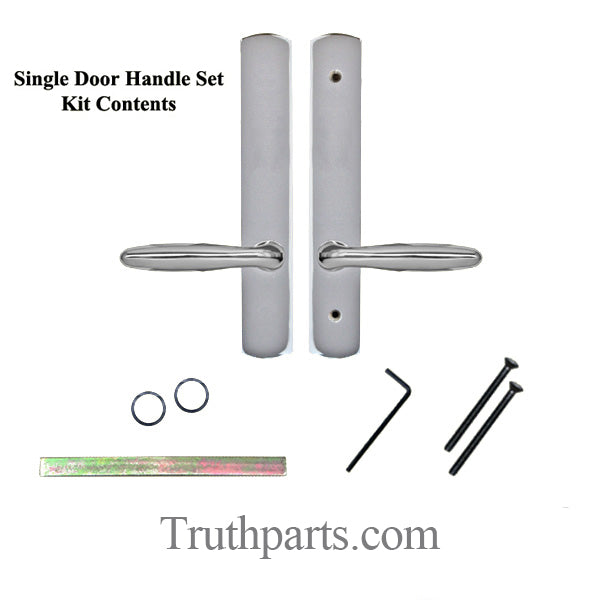 Evolutions 10Inch Curve Top Non-Keyed Handle Set, Active Door