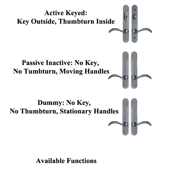 Forgings 10 Round Top Active Keyed Handle Set Hardware