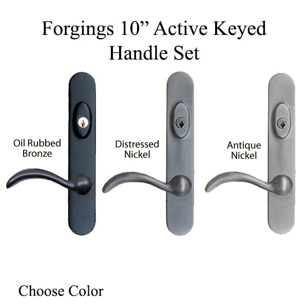 Forgings 10 Round Top Active Keyed Handle Set Hardware