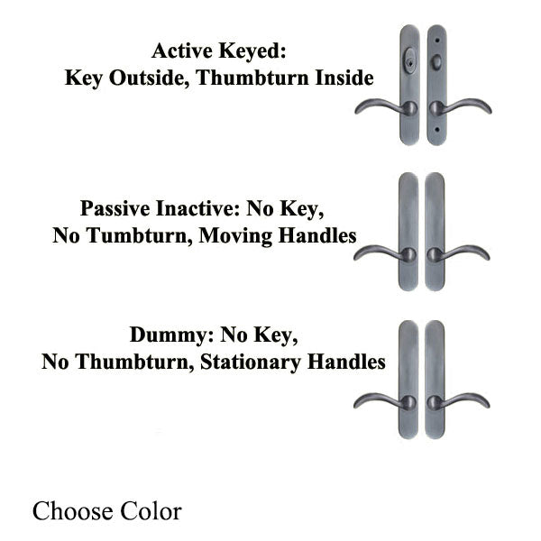 Forgings 10 Round Top Active Non-Keyed Handle Set Hardware