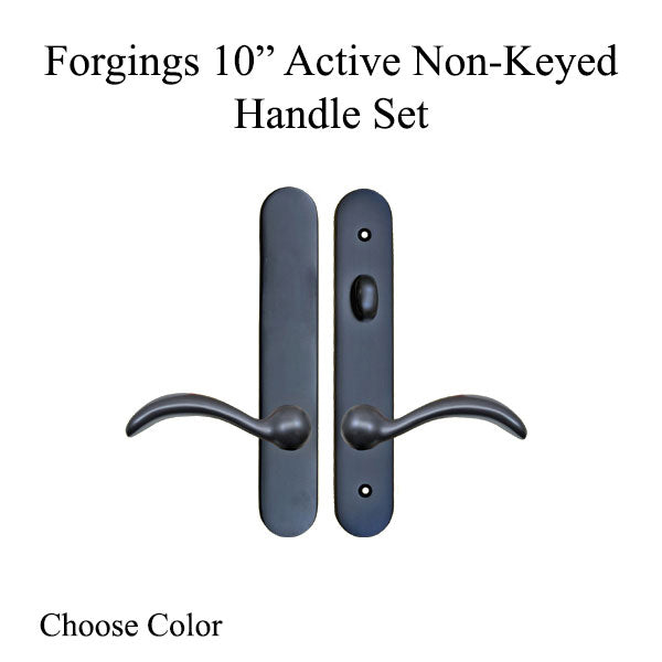 Forgings 10 Round Top Active Non-Keyed Handle Set Hardware