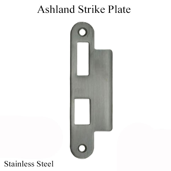 Ashland Strike Plate Right Hand Stainless Steelnless Steel Hardware