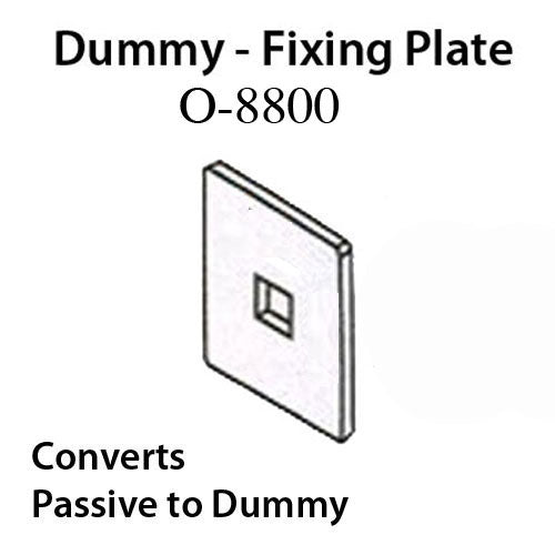 Fixing Plate O-8800 / O-5200 1-9/16 X 1-9/32 Converts Pass Hardware