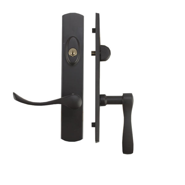 Expressions 1.75 X 10 Curved Top Keyed Active Trim Set Hardware