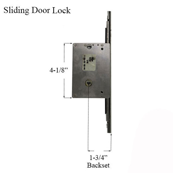 Sentinel 2 Point Sliding Door Lock Xm-55 Multipoint Stainless Steel Hardware