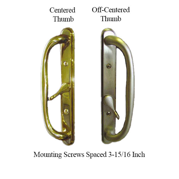 Olympus Door Handle For Sliding Glass Doors Keyed Offset Thumb Turn Schlage Key Way