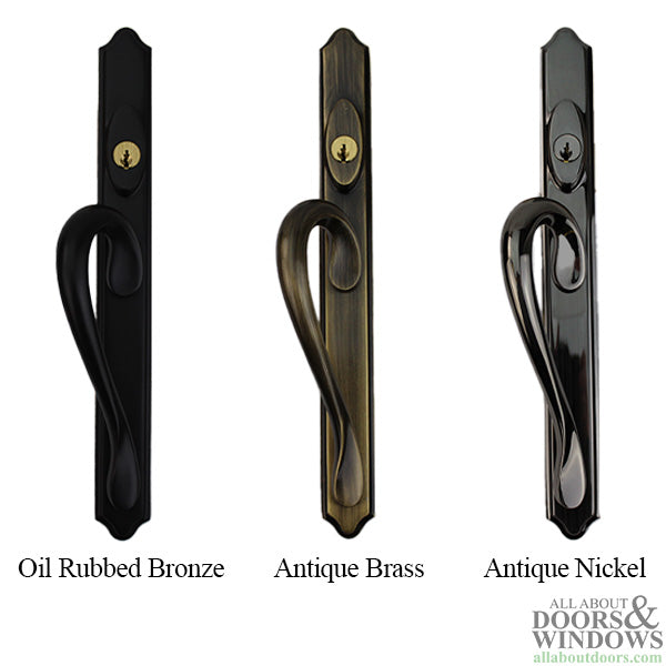 Inspirations Narrow Active Keyed Sliding Door Handle - Choose Color