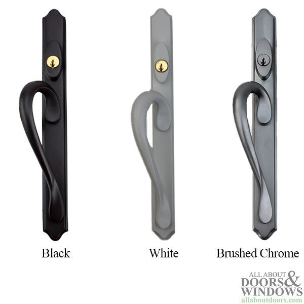 Inspirations Narrow Active Keyed Sliding Door Handle - Choose Color