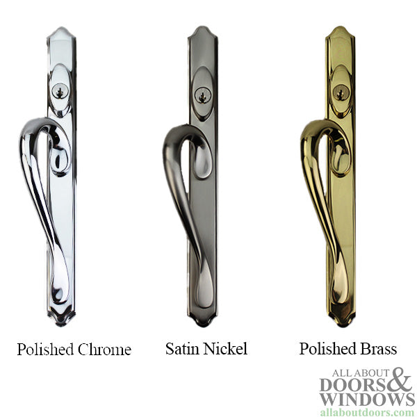 Inspirations Narrow Active Keyed Sliding Door Handle - Choose Color
