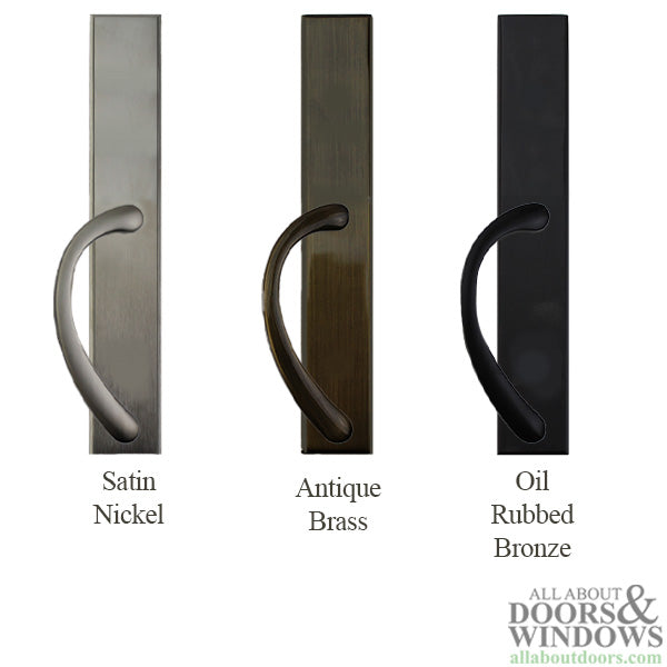 Expressions Wide Square Top, Non-Keyed Sliding Door Handle