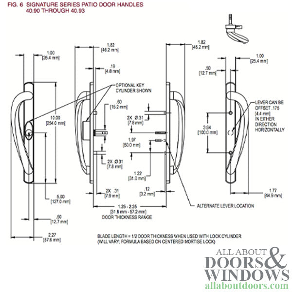 Truth Sliding Door Handle Off Centered Keyed Sliding Glass Door Handle
