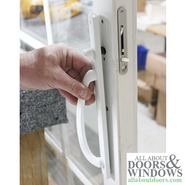 Truth® Non-Keyed curved top sliding Door Handleset Trim - Choose Color