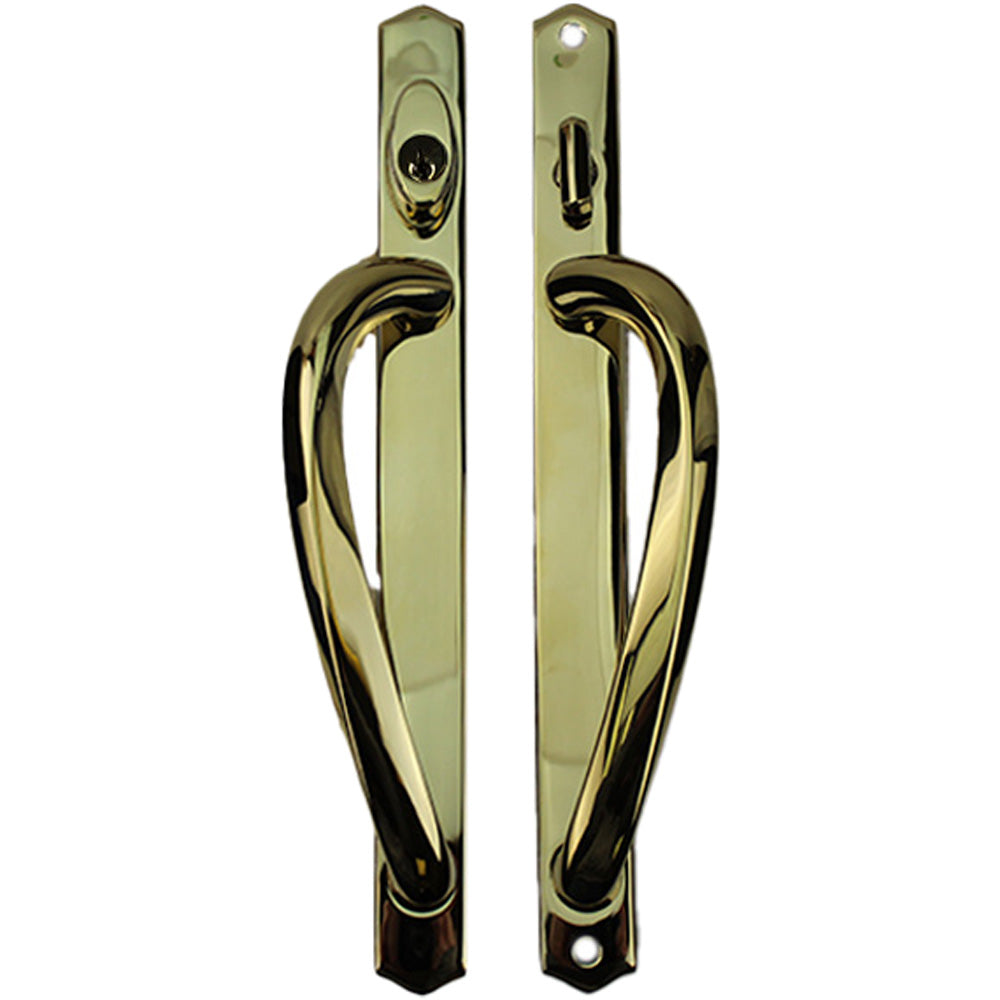 Amesbury Truth 40.95.JA.101.1 Keyed Arch-Top Patio Door Trim, Polished Brass