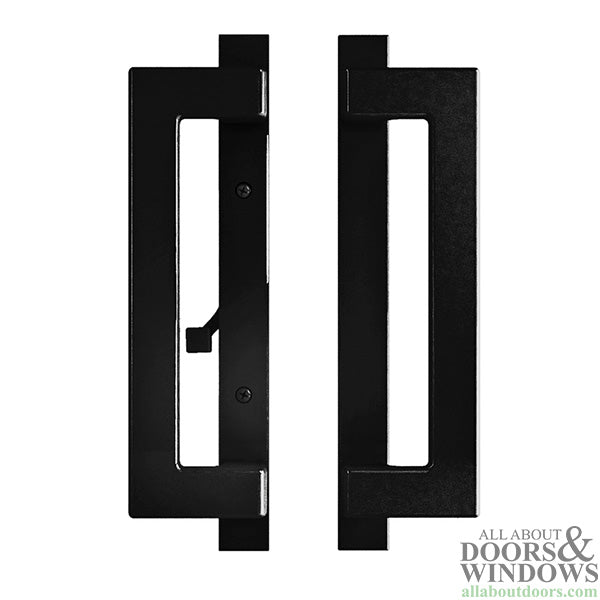 Truth Modern Contemporary 10" Sliding Patio Door Handle Semi-Active Non-Keyed with Interior Thumb Latch