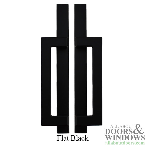 Truth 40.70.02.102.1 Modern Contemporary 13" Sliding Door Handle Dummy Black