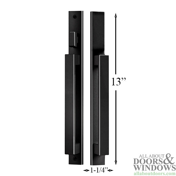 Amesbury Truth Inline Sliding Patio Door Handle Active Non-Keyed Thumb-Turn 13"