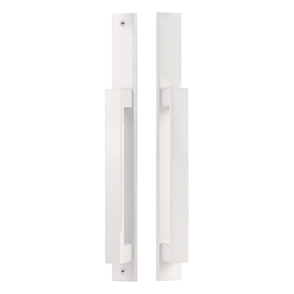 Modern Contemporary Inline Sliding Patio Door Dummy Pull Handle Non-Keyed No Thumbturn