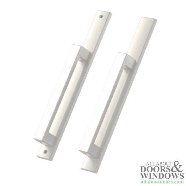 Modern Contemporary Inline Sliding Patio Door Dummy Pull Handle Non-Keyed No Thumbturn
