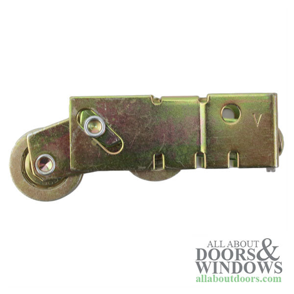 Tandem 1-1/8" Steel Wheel Roller Assembly for Patio Doors