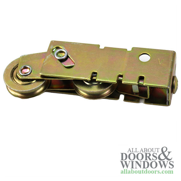 Tandem 1-1/8" Steel Wheel Roller Assembly for Patio Doors