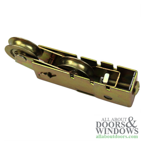 Tandem 1-1/8" Steel Wheel Roller Assembly for Patio Doors