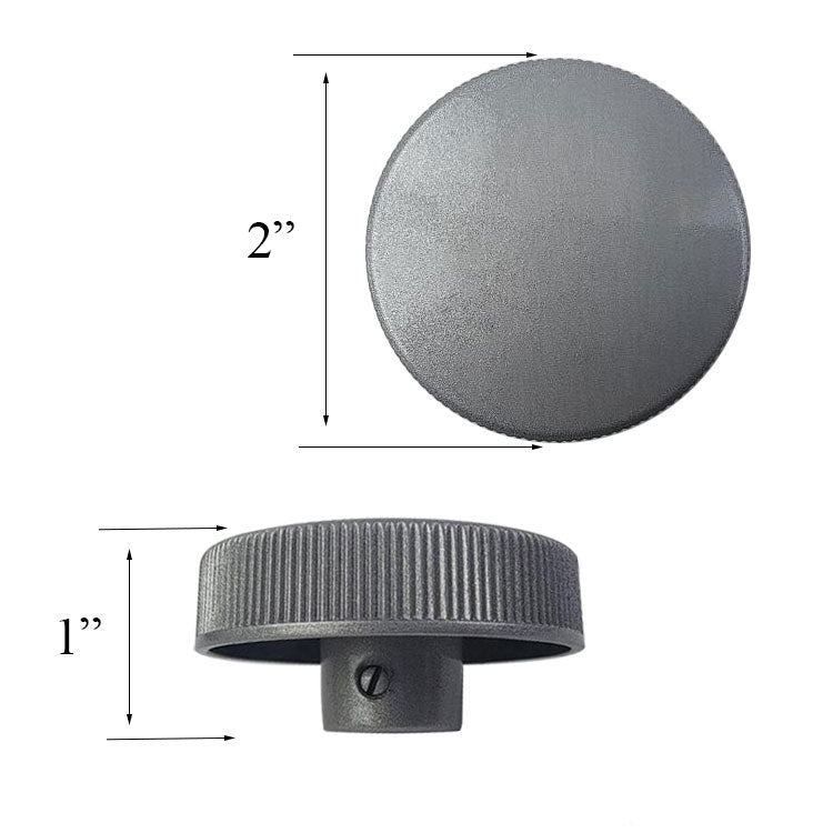 Truth 30645 Round Crank Knob, Set Screw, 11/32" Spline