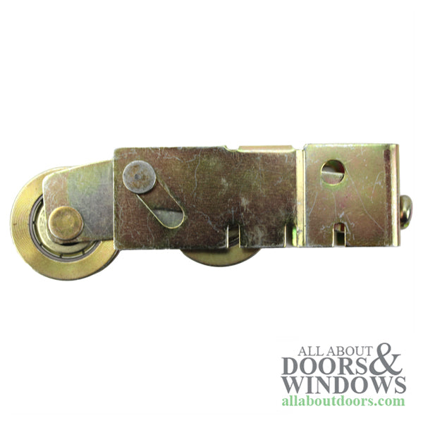 Tandem 1-1/4" Steel Wheel Roller Assembly for Sliding Doors