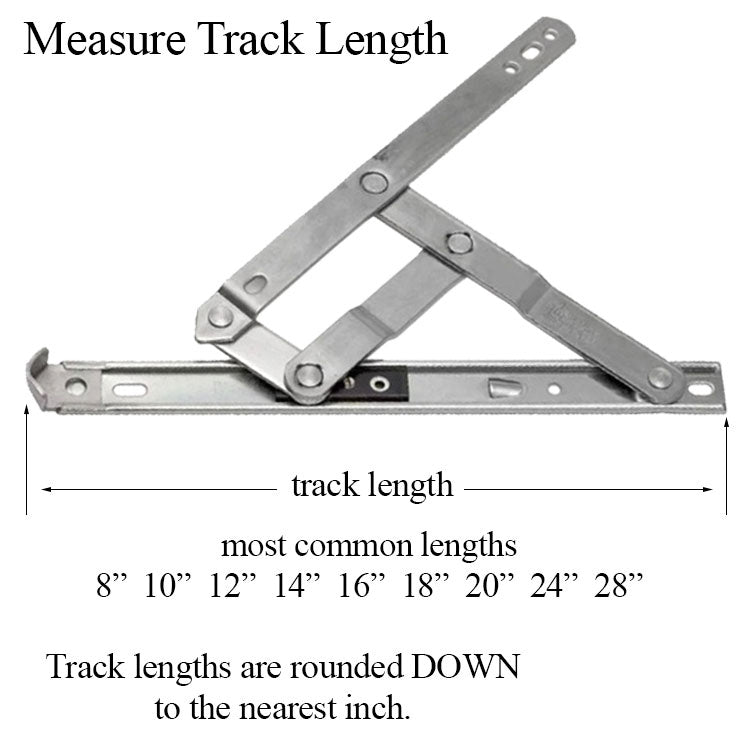 Truth Anderberg 301SS Heavy Duty 4 Bar Casement Awning Hinge Stainless Steel