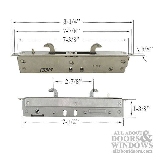 Truth 13317 Nexus 16mm 2-Point Sliding Door Lock