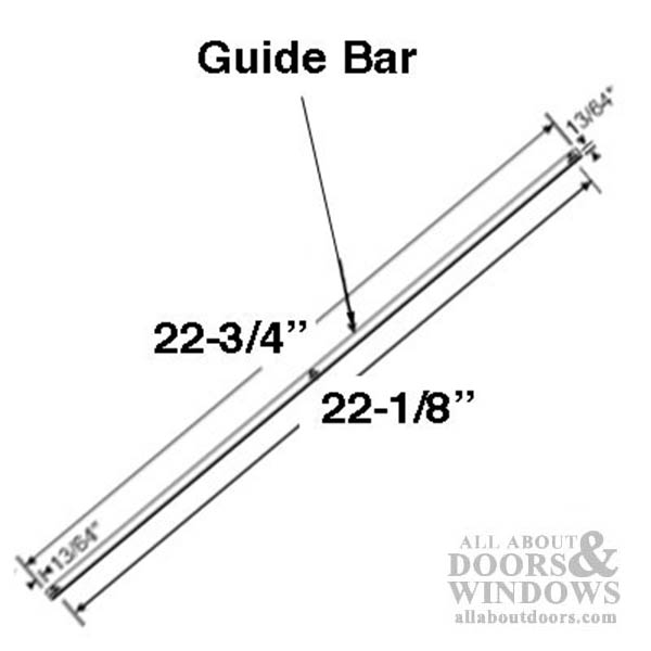 Truth 11.43 Entrygard Dual Arm Awning Operator 20-3/4" Span