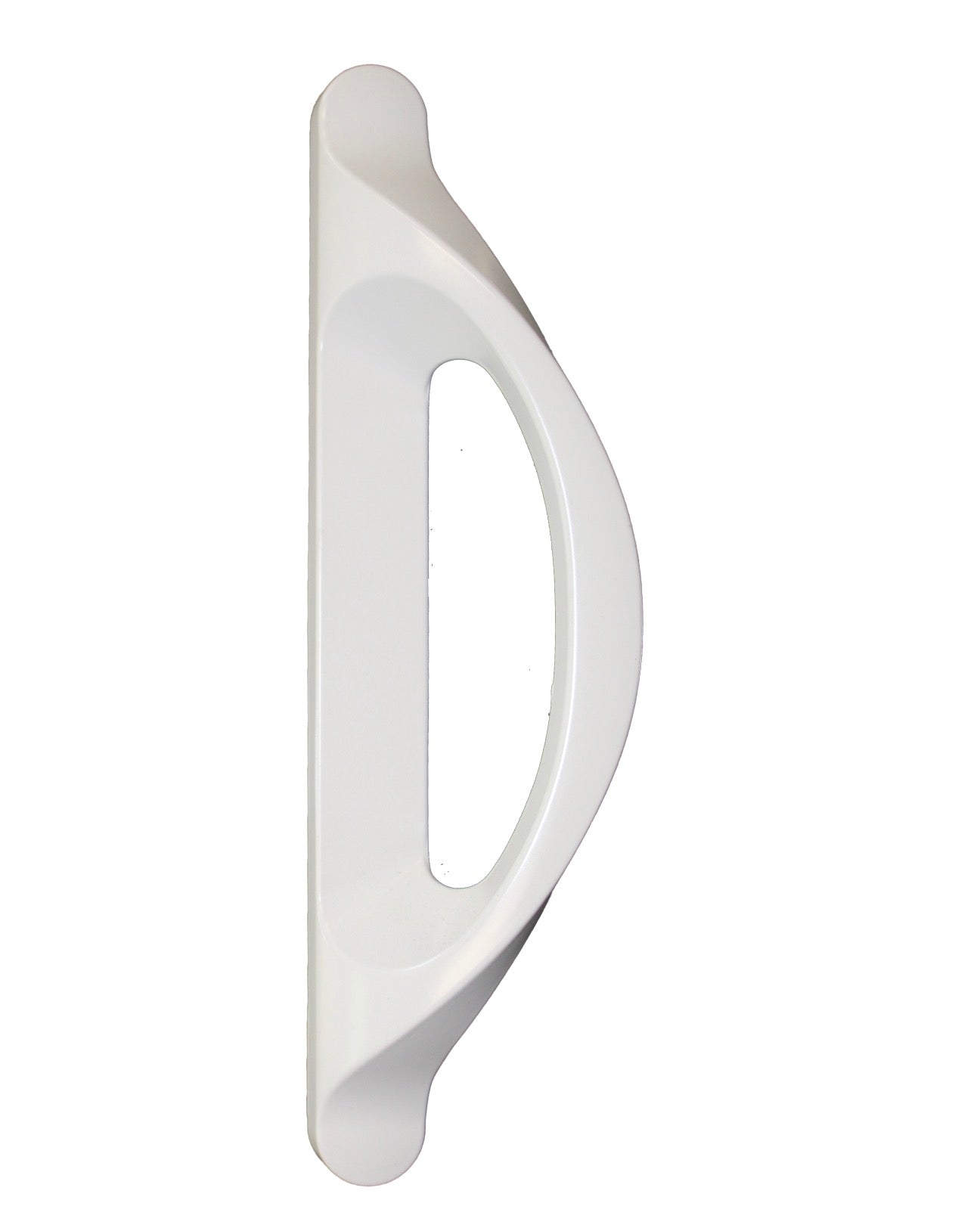 Allure 40.85 Exterior Outside Pull, White, No Keyhole - 40.85.100-EXT