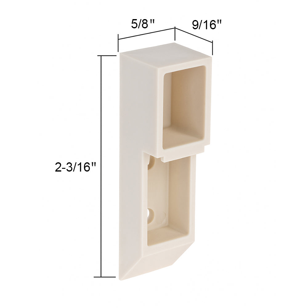 Peerless® Aluminum Window Top Sash Guide – White Plastic Replacement