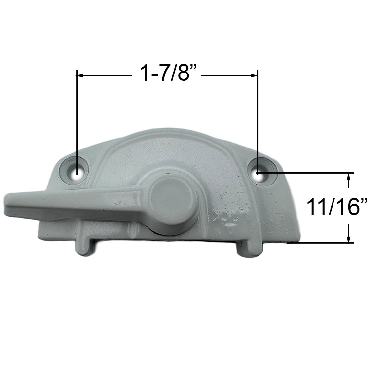 Sash/Cam Lock - Vinyl and Aluminum Sash Hardware, Diecast - White